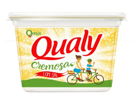 Margarina Cremosa com Sal Qualy Qmix Pote 500g