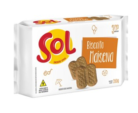 Biscoito Maisena SOL Pacote 350G