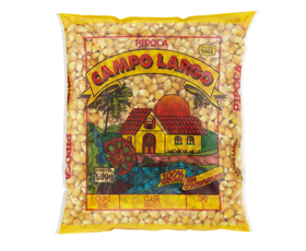 Milho para Pipoca Tipo 1 Campo Largo Pacote 500g