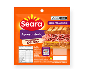 Apresuntado Seara Fatiado 180g