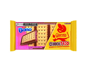Chocotrio Garoto Bono Morango 90g